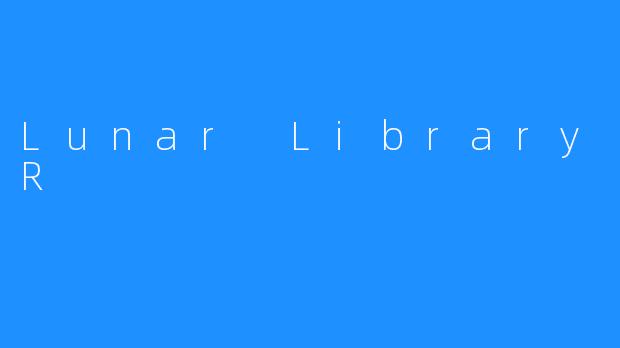 Lunar Library ASMR